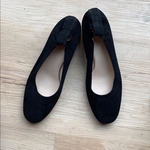 Everlane Day Heel Black Suede 9.5